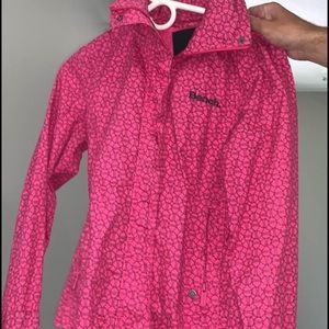 Hot pink spring bench jacket